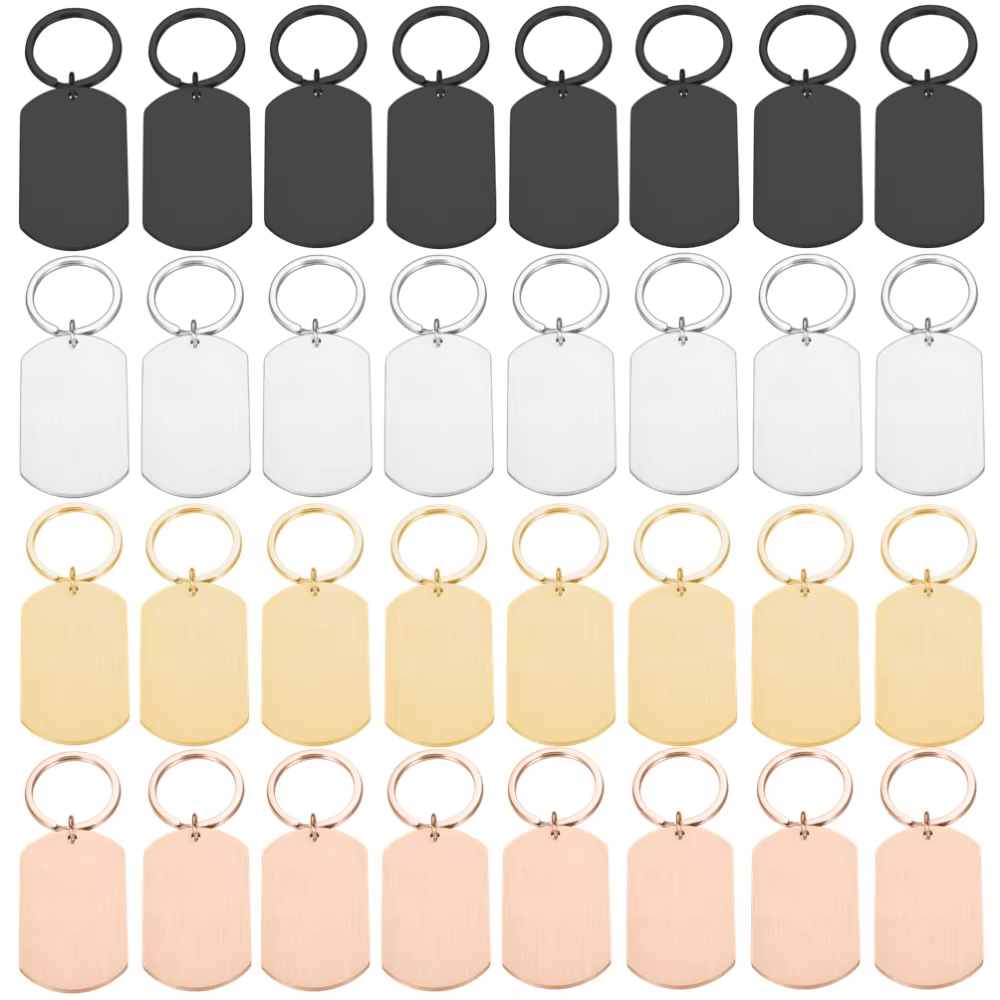 Lote de 10 Etiquetas Metálicas - Initial Ring Custom reseña y precio