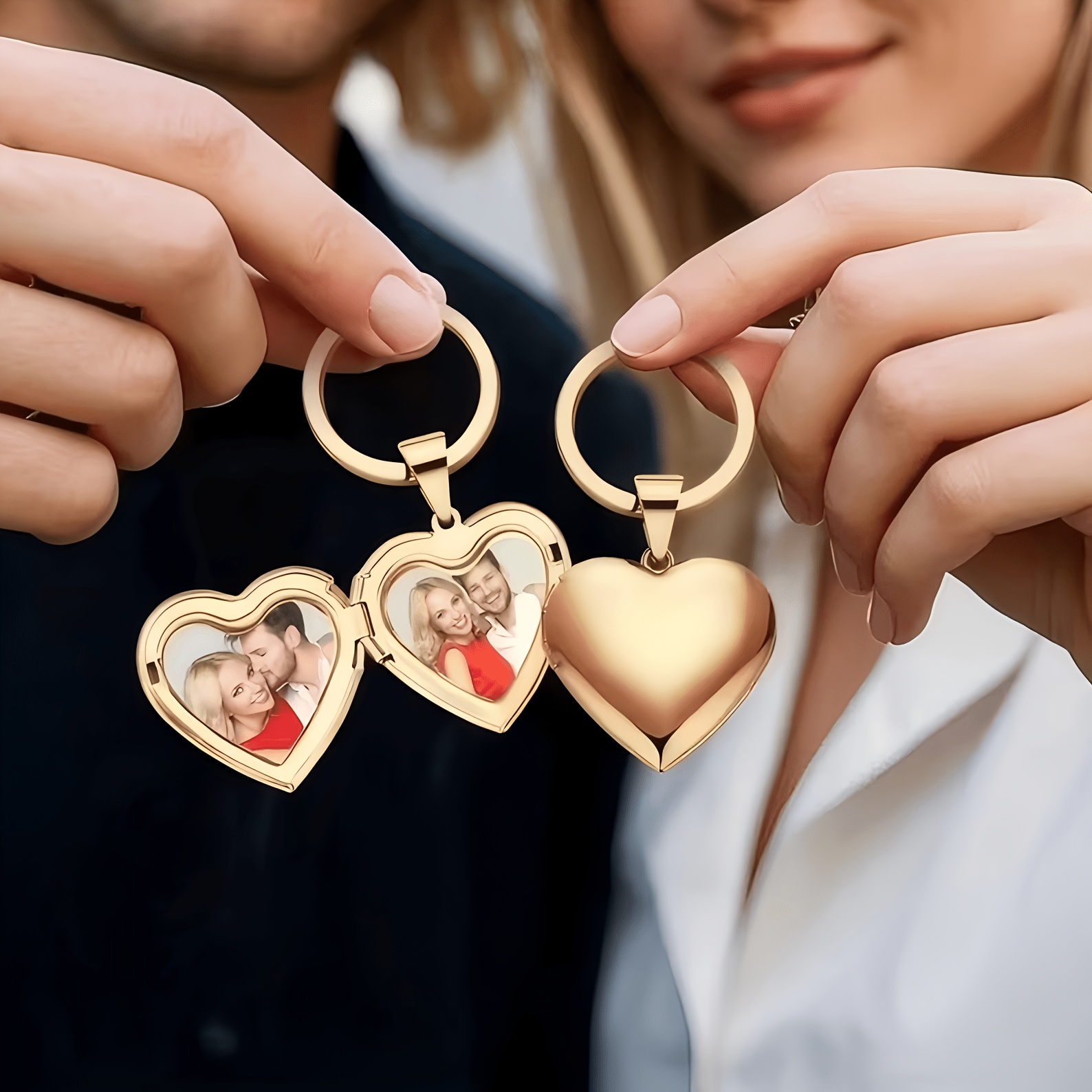 Llavero con Marco de Corazón p - Initial Ring Custom reseña y precio