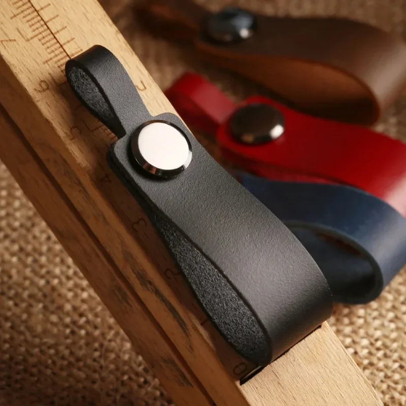 LLavero de cuero genuino con l - Initial Ring Custom reseña y precio