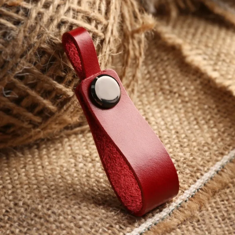 LLavero de cuero genuino con l - Initial Ring Custom reseña y precio