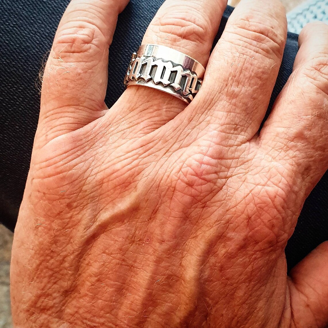Anillos góticos de 12MM para h - Initial Ring Custom reseña y precio