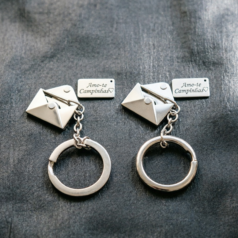 Llavero Personalizado de Acero - Initial Ring Custom reseña y precio
